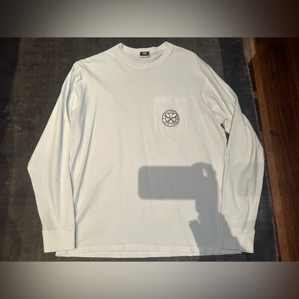 Kith White Long Sleeve Men's Tee